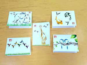 Greeting Card Set - Mixed - Set of 5 different cards