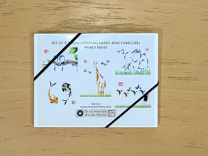 Greeting Card Set - Mixed - Set of 5 different cards