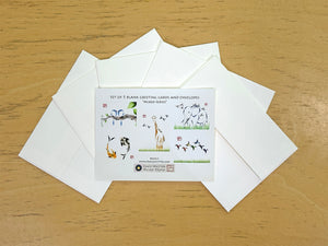 Greeting Card Set - Mixed - Set of 5 different cards