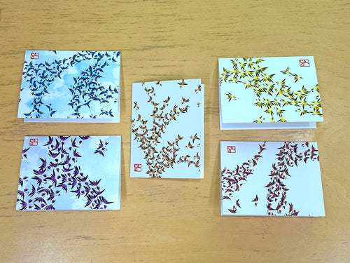 Greeting Card Set - Murmuration - Set of 5 different cards