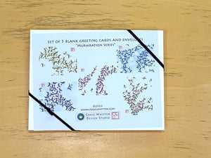 Greeting Card Set - Murmuration - Set of 5 different cards