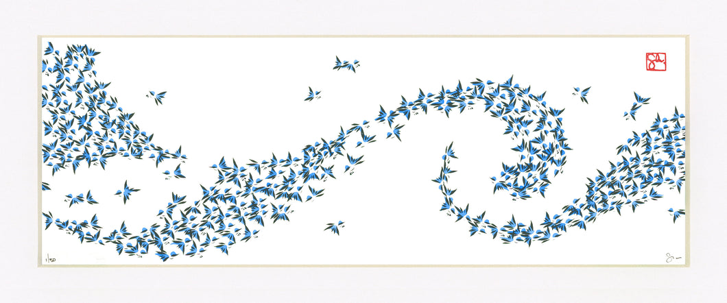 8-1/2x22 Limited Edition Print - Murmuration Series