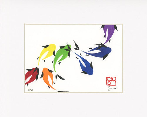 5x7 Limited Edition Print - Koi Series