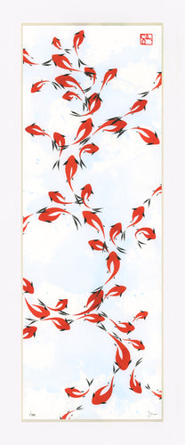 8-1/2x22 Limited Edition Print - Koi Series